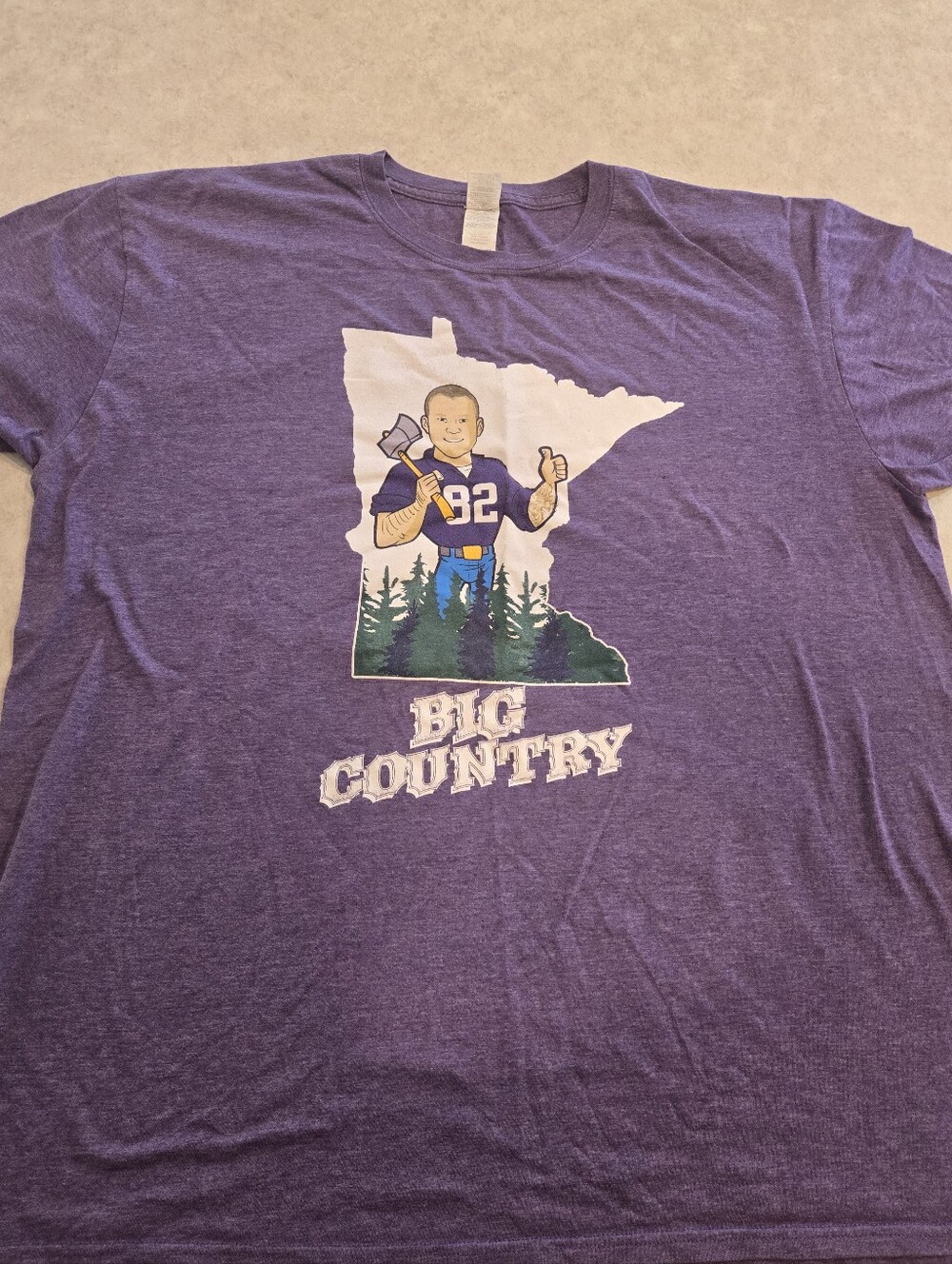 Kyle Rudolph - Minnesota Vikings - Big Country XXL T-Shirt